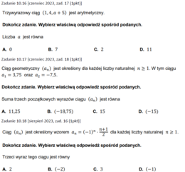 Przygotowanie do matury z matematyki - wszystkie 16 działów