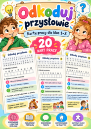 Odkoduj przysłowie! – 20 kart pracy dla klas 1–3