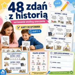 48 zdań z historią – sortowanie według znaczenia