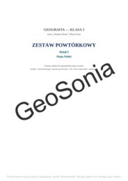 Kompletny Zestaw Powtórkowy: „Mapa Polski” (Geografia, Klasa 5, Planeta Nowa)