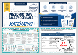 PRZEDMIOTOWE ZASADY OCENIANIA Z MATEMATYKI – GOTOWY DOKUMENT NA ROK SZKOLNY 2026/2027