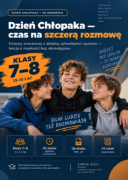 Dzień Chłopaka – czas na szczerą rozmowę | scenariusz lekcji dla klas 7–8