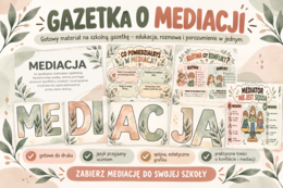 Gazetka ścienna - mediacja rówieśnicza