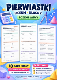 PIERWIASTKI-LICEUM-ŁATWE-klasa 2