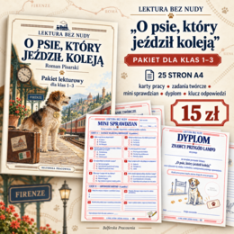 📚🐾 LEKTURA BEZ NUDY – „O psie, który jeździł koleją”