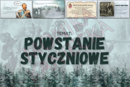 Powstanie styczniowe - prezentacja historia klasa 7