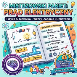Prąd Elektryczny: Wzory, Zadania i Obliczenia Krok po Kroku - Klasa 8