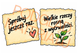 NIE WYSZŁO? TO JESZCZE NIE KONIEC! – gazetka motywacyjna o wytrwałości i porażce | 34 strony