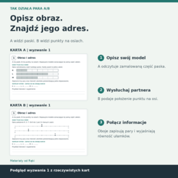 Ułamki w duecie - zadania w parach z kartami A/B, klasy 5-6