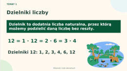 Własności liczb naturalnych. Matematyka, klasy 7 i 8. Prezentacja PDF z kluczem i wyjaśnieniami