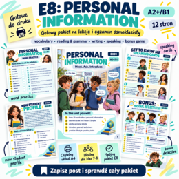 E001	Człowiek - Dane personalne