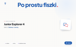 Fiszki do Unitu 2, Junior Explorer 4