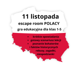 NIEPODLEGŁOŚĆ - Escape Room dla klas 4-5 SP