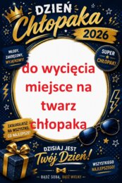 Fotoramka na Dzień Chłopaka do wydruku.