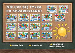 NIE  UCZ SIĘ TYLKO DO SPRAWDZIANU - gazetka edukacyjna, gazetka szkolna