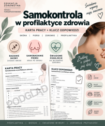 Samokontrola w profilaktyce zdrowia – karta pracy + klucz odpowiedzi | Edukacja zdrowotna