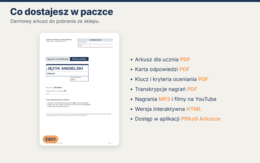 Egzamin ósmoklasisty z angielskiego E801, arkusz próbny