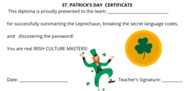 St. Patrick's Day- stacje dydaktyczne