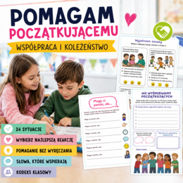 Pomagam początkującemu — 24 sytuacje współpracy i koleżeństwa