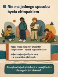 Dzień Chłopaka – Każdy ma własny sposób na bycie sobą | 14 plansz edukacyjnych