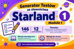 Generator testów Starland 1, Module 1