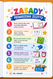 Zasady Prowadzenia Zeszytu - Wklejki Kolorowe