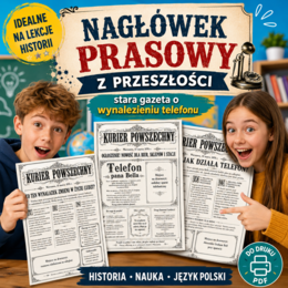 Nagłówek prasowy z przeszłości