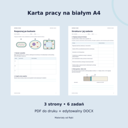 Komórki od środka: budowa i porównanie komórek | biologia klasa 5