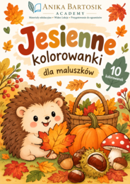Jesienne kolorowanki dla maluszków – 10 prostych kolorowanek | Jesień | 1–3 lata