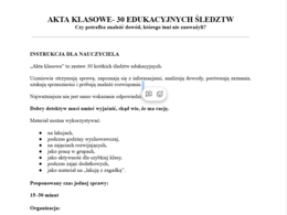Akta klasowe- 30 śledztw