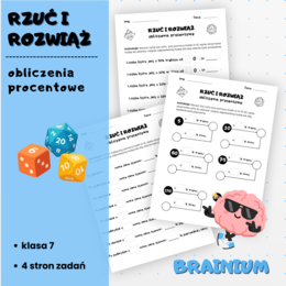 RZUĆ I ROZWIĄŻ - obliczenia procentowe