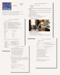 Focus 2  Unit 2 Karty pracy