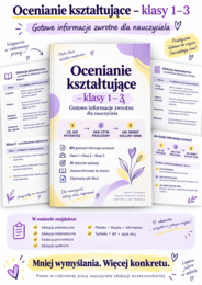 Ocenianie kształtujące – klasy 1–3