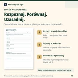 Krajobrazy Polski - 8 kart tropów i 4 porównania | Geografia, klasa 5