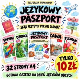 🌍 JĘZYKOWY PASZPORT – skąd przybyły polskie słowa? ✈️📖