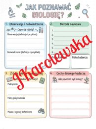 Jak poznawać biologię klasa 5 - karta pracy