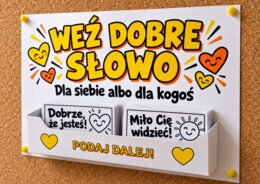 WEŻ DOBRE SŁOWO - 100 karteczek - na Dzień Życzliwości