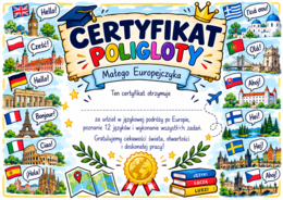12 języków – 12 miniwyzwań 🌍 | Europejski Dzień Języków | Karty pracy