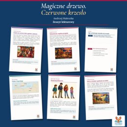 Magiczne drzewo. Czerwone krzesło — Andrzej Maleszka | Zeszyt ucznia szkoły podstawowej: szczegółowe omówienie, 80 zadań i klucz odpowiedzi