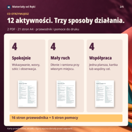 Dołącz i działaj - 12 aktywności do świetlicy, klasy 1-3