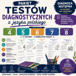 Diagnoza wstępna- pakiet dla klas 4-8