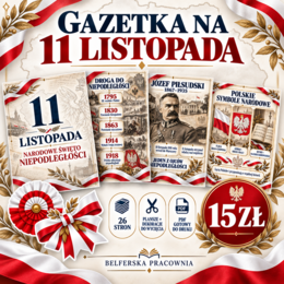 🇵🇱 GAZETKA NA 11 LISTOPADA – GOTOWY PDF DO DRUKU 🇵🇱
