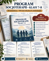 Program zajęć socjoterapeutycznych – klasy VII–VIII. Rewalidacja.