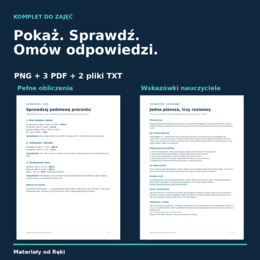Procentowy radar - 3 pułapki rabatów | matematyka, klasa 7 | plansza i karta pracy