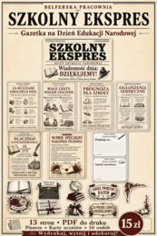 Gazetka z okazji Dnia Edukacji Narodowej, Dnia Nauczyciela