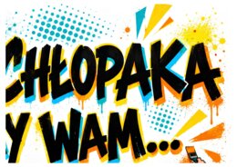DZIEŃ CHŁOPAKA - gazetka w stylu komiksowym