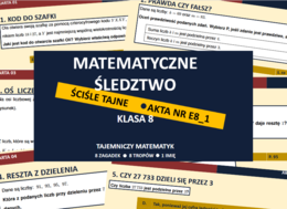 Cechy podzielności - matematyczne  śledztwo