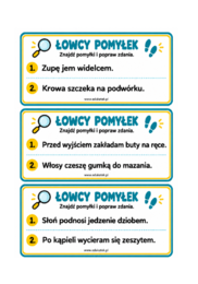 Karty rozwijające mowę, myślenie i wyobraźnię