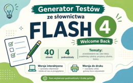 Generator testów Flash 4, Welcome Back