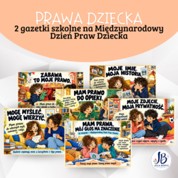 Prawa dziecka – 2 gazetki szkolne na Międzynarodowy Dzień Praw Dziecka – 40 plansz PDF